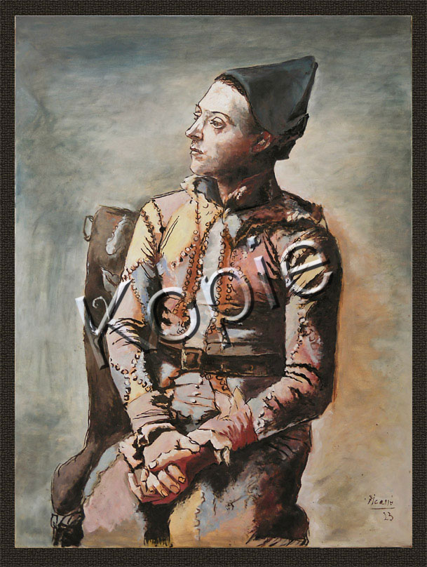 Pablo Picasso Harlekin